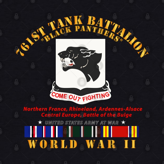 761st Tank Battalion - Black Panthers - WWII  EU SVC by twix123844